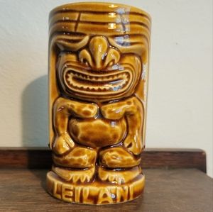 Vintage Tiki Mug / Vase ""Leilani"" Orchids of Hawaii